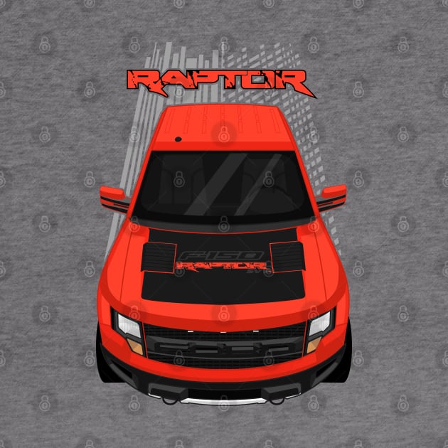 Ford F150 SVT Raptor 2010-2014 - Orange and Black by V8social